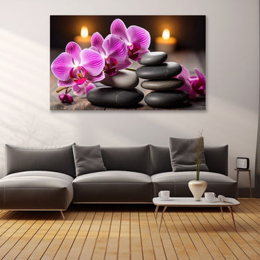 Purple Orchids Painting